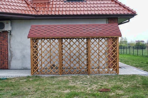 Dreváreň ODRA – čelný pohľad pri stene domu