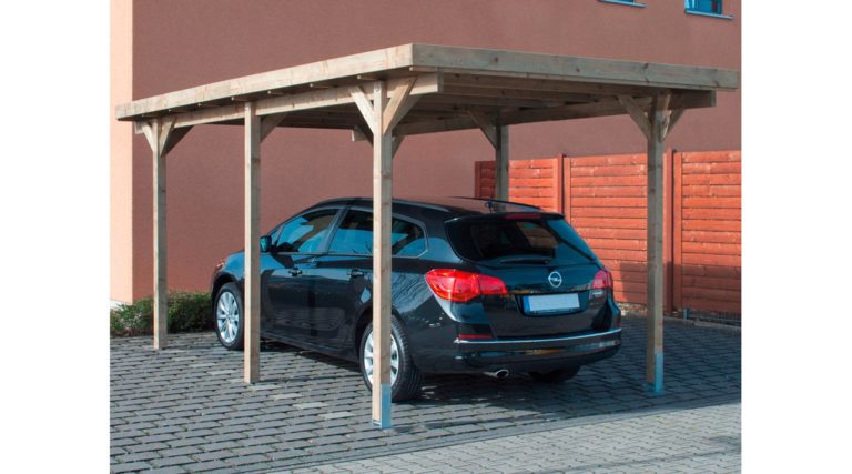 Drevený prístrešok pre automobily BASIC o rozmere 300x500 cm