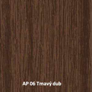 Tmavý dub farba plastových okien a dverí